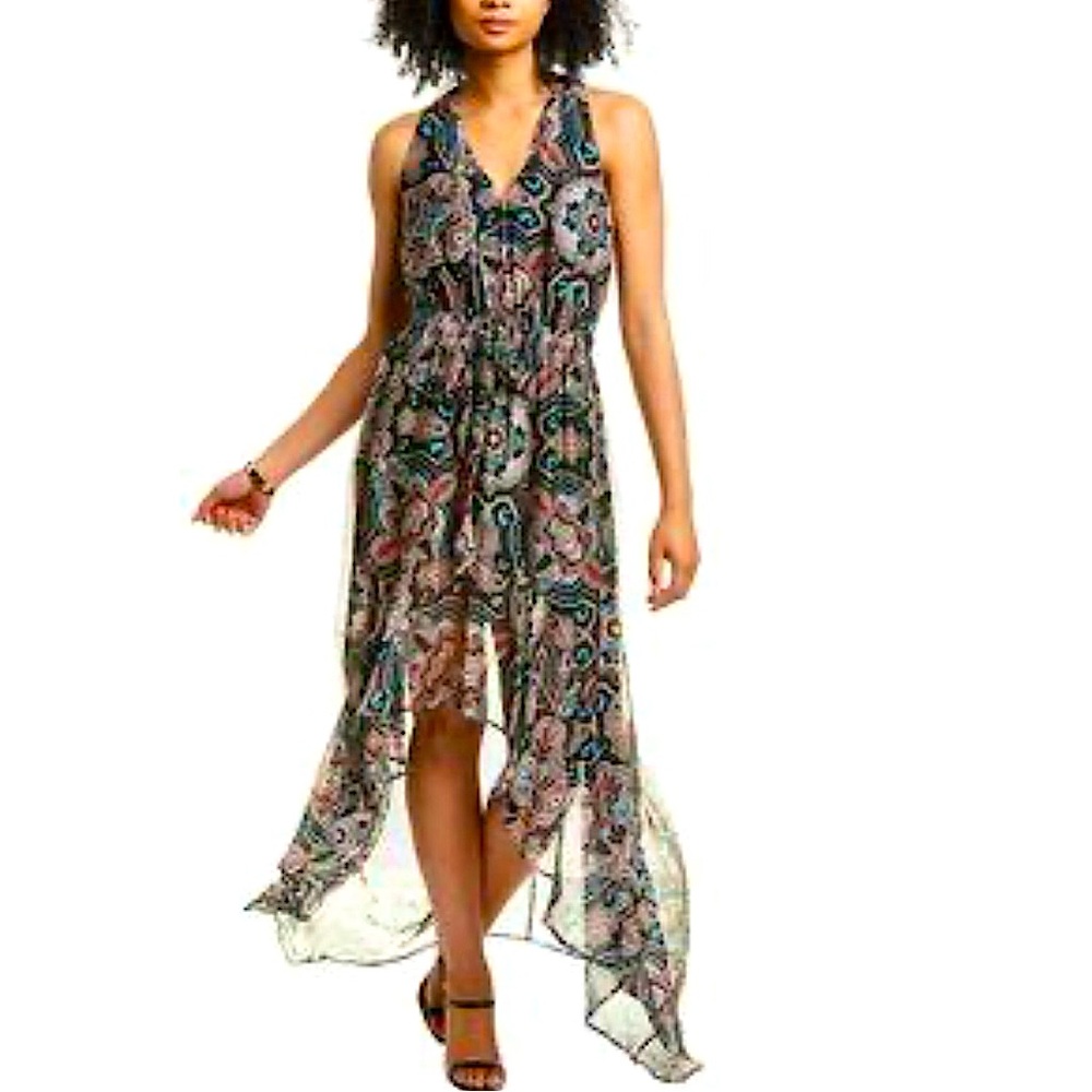 Ramy Brook High Low Floral Dress - Picture 6 of 16